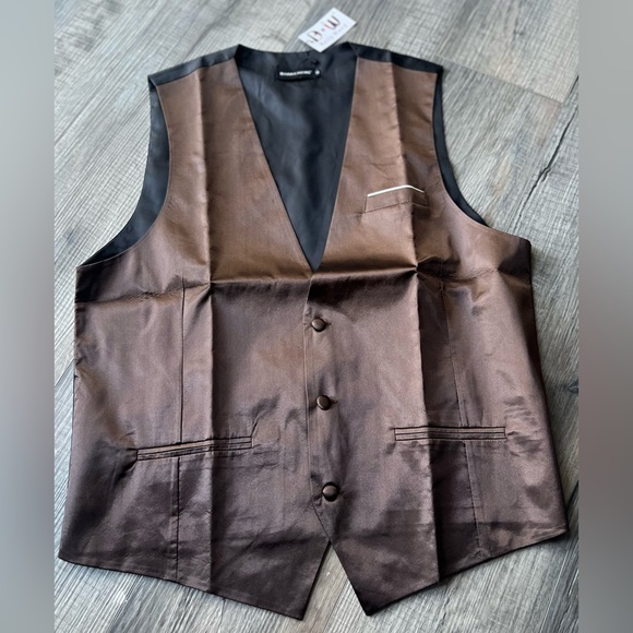 Men's Brown Brand NWT 4PC Vest Set - Picture 6 of 6